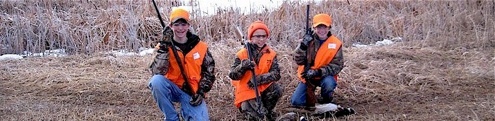 December 2009 Youth Hunt at Stillroven Farm near Meade, Colorado.