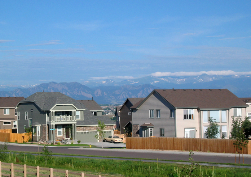 Residential housing in Denver, CO.