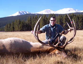 Christian, hunts in Colorado