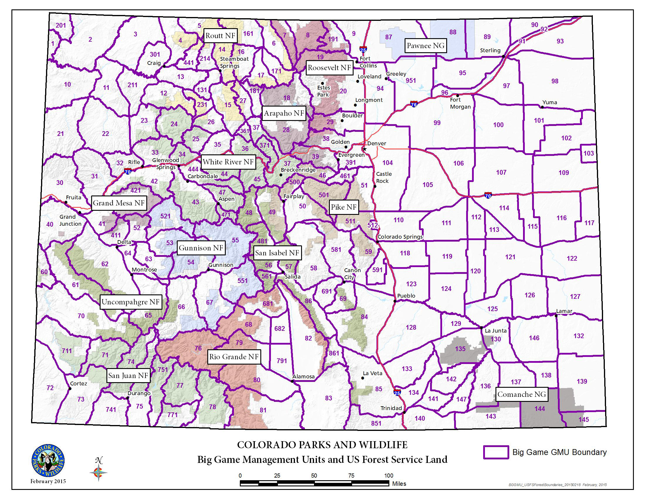 Unit 55 Colorado Map