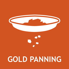 Gold panning opportunities at Colorado State Parks.