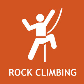 Rock climbing information.
