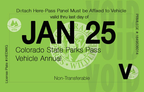 Sample 2018 Annual Park Pass