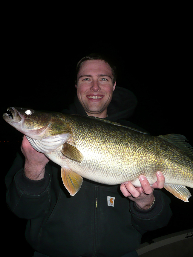 Andrew Perkins holding fish