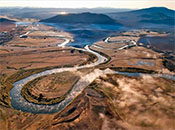 Aerial view of the Colorado River Headwaters