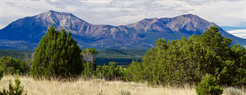 Mountain view from Hogback Trail. Photo by Roger Kuhl.