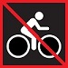 No bicyles allowed on trails