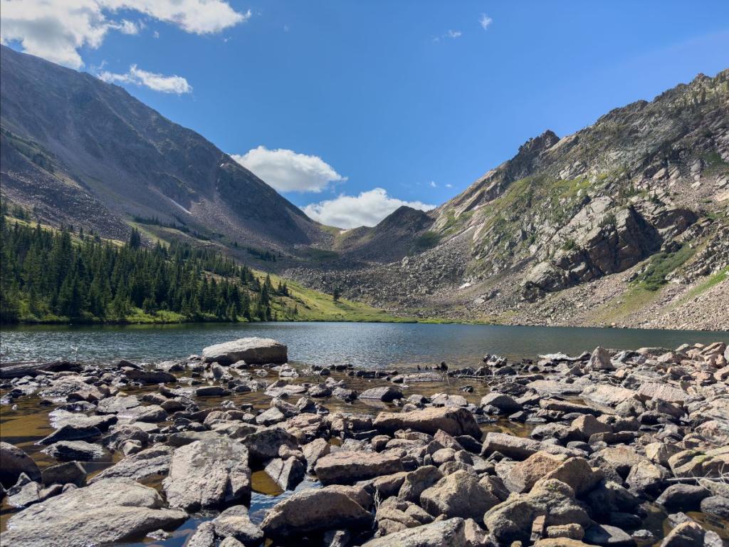 Alpine Lake at State Forest State Park in Colorado