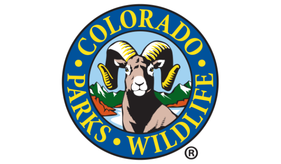 Colorado Parks and Wildlife logo.