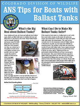 ​​​​Tips for Boats with Ballast Tanks