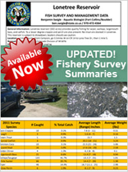Fishery Survey Summaries cover image