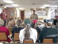 Jim Bulger teaching a Youth Hunter Program course