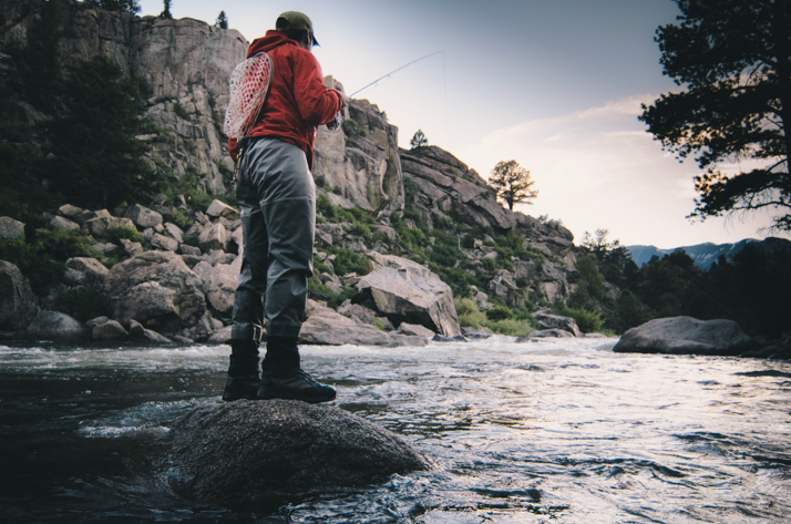 Fly fishing at Arkansas Headwaters Recreation Area