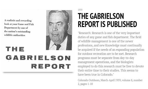 Importance of research quote from Gabrielson report
