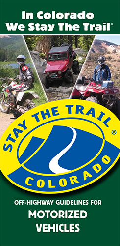Stay The trail Guidelines for Motorized Vehicles